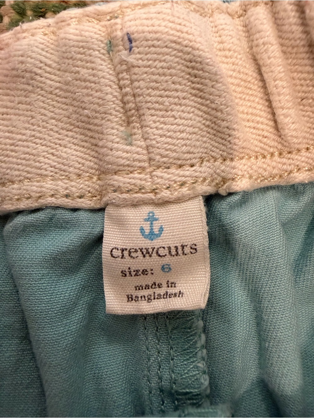 Crewcuts Light Blue Drawstring Shorts - Picture 2 of 3
